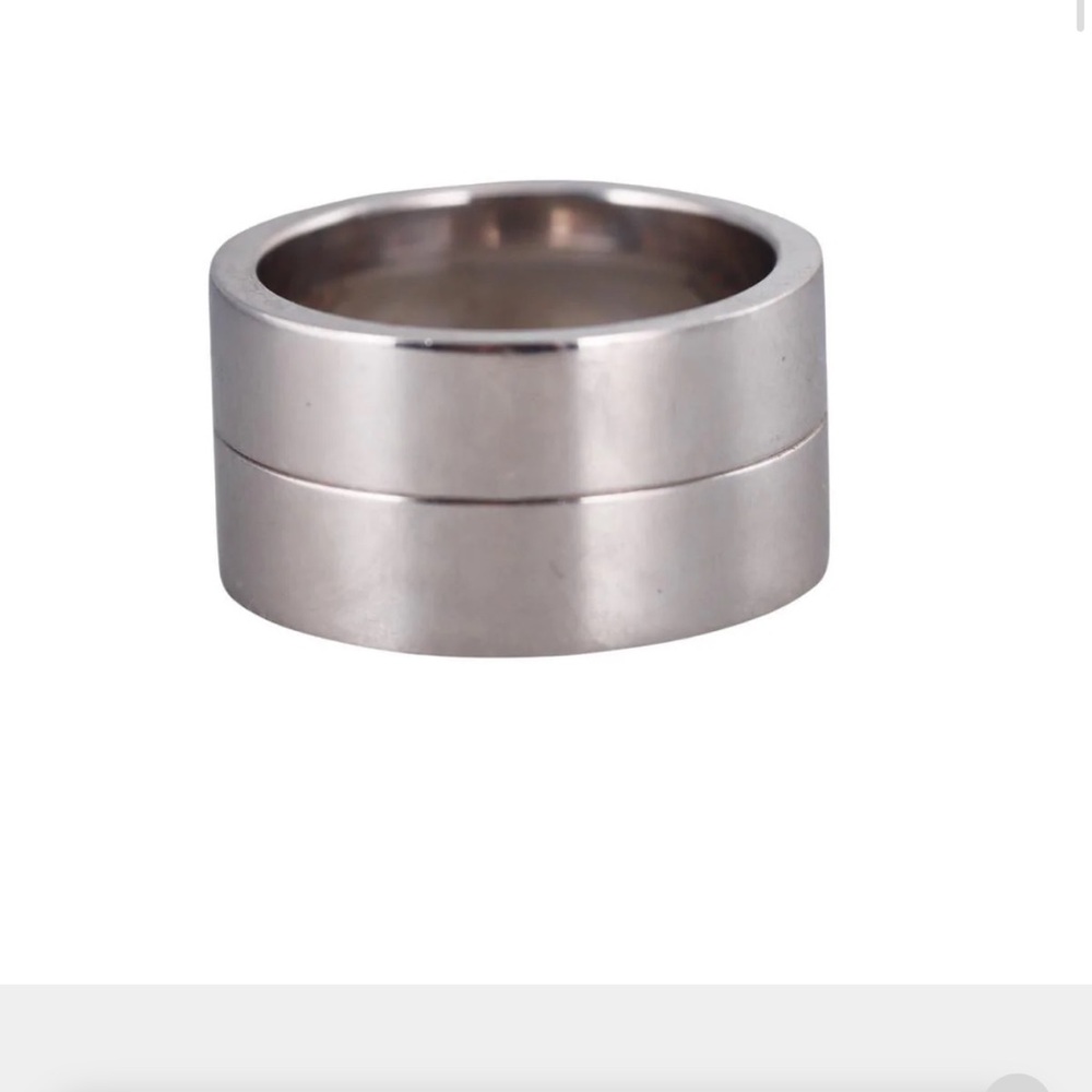 Cartier High LOVE wide band ring  in 18k white gold - Size 6.5 - Picture 2 of 4